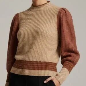 Vanessa Bruno Color Block Knot Sweater